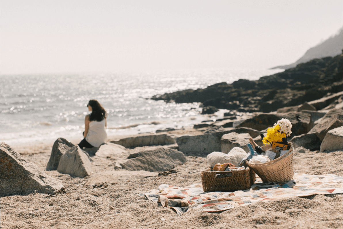 katie-enjoying-swanpool-beach-falmouth